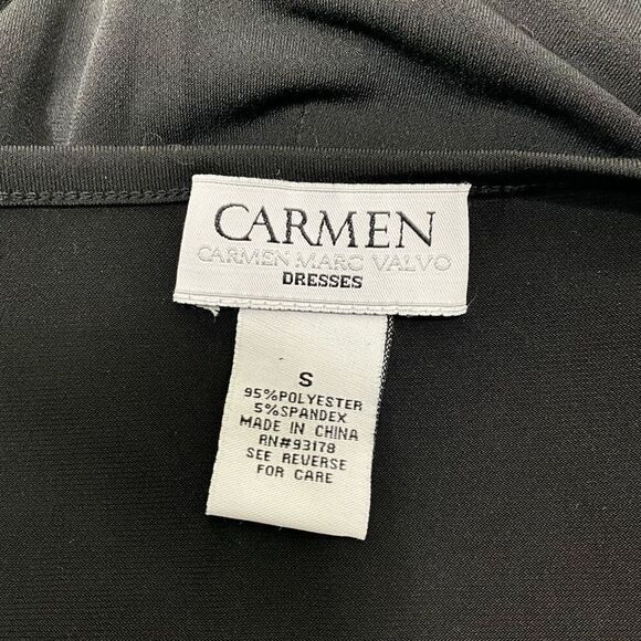 CARMEN MARC VALVO Faux Wrap Dress - Picture 5 of 5